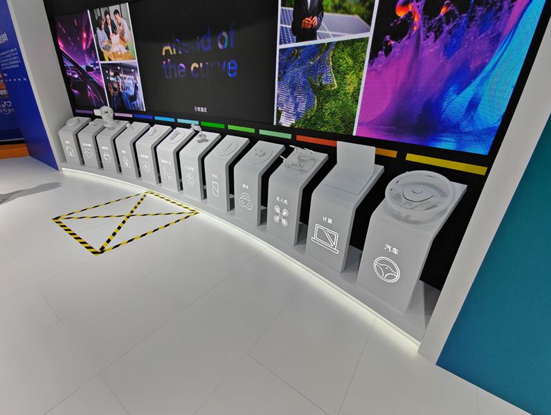 希腊一站式软件展数字化展台搭建现场
