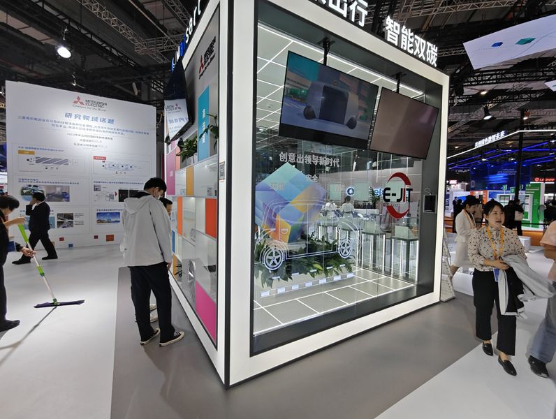 韩国跨境冷链物流展冷链展台搭建现场